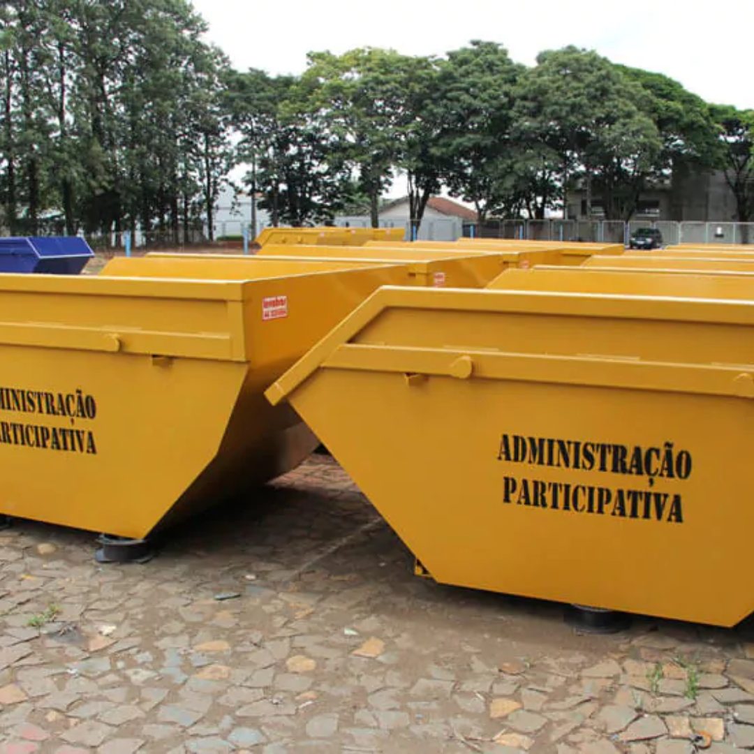 Caçamba de 4 m³